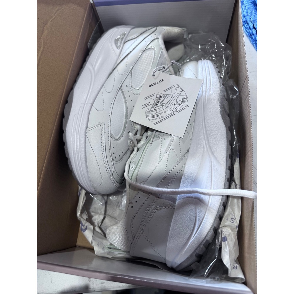 Rockers for Walkers Oscillate White Walking Sneakers Womens 8M New in Box